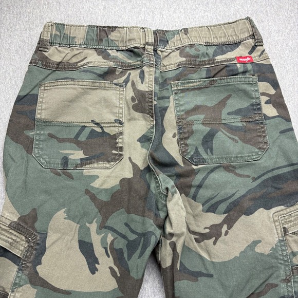 Wrangler Jogger Boys 14 Gamer Camo Cargo Pants Drawstring Waist Elastic Cuffs - Picture 5 of 12